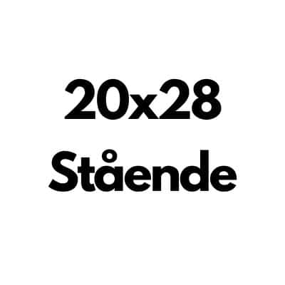 Stående 20x28