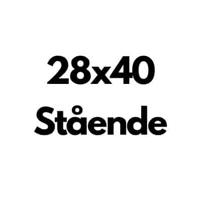 Stående 28x40